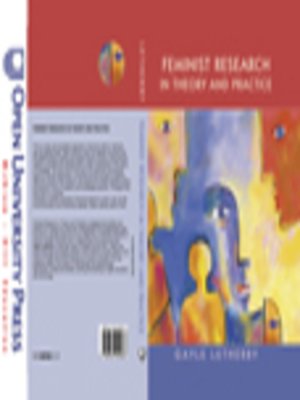 cover image of Feminist Research in Theory and Practice